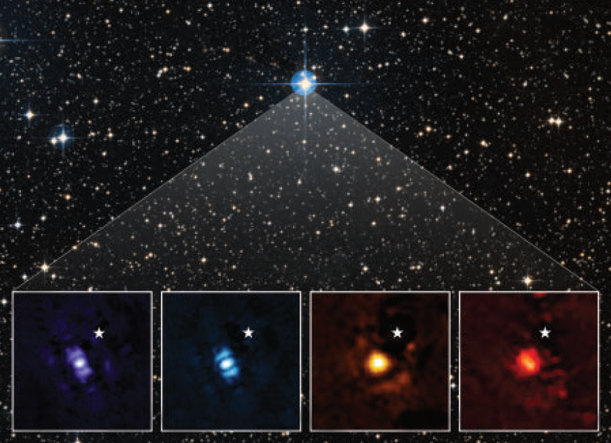 Exoplanet HIP 65426b shines in four different wavelengths of IR light