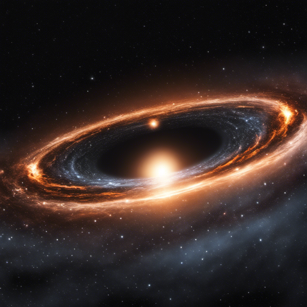 Super Massive Black Hole shining brighter than it's galaxy